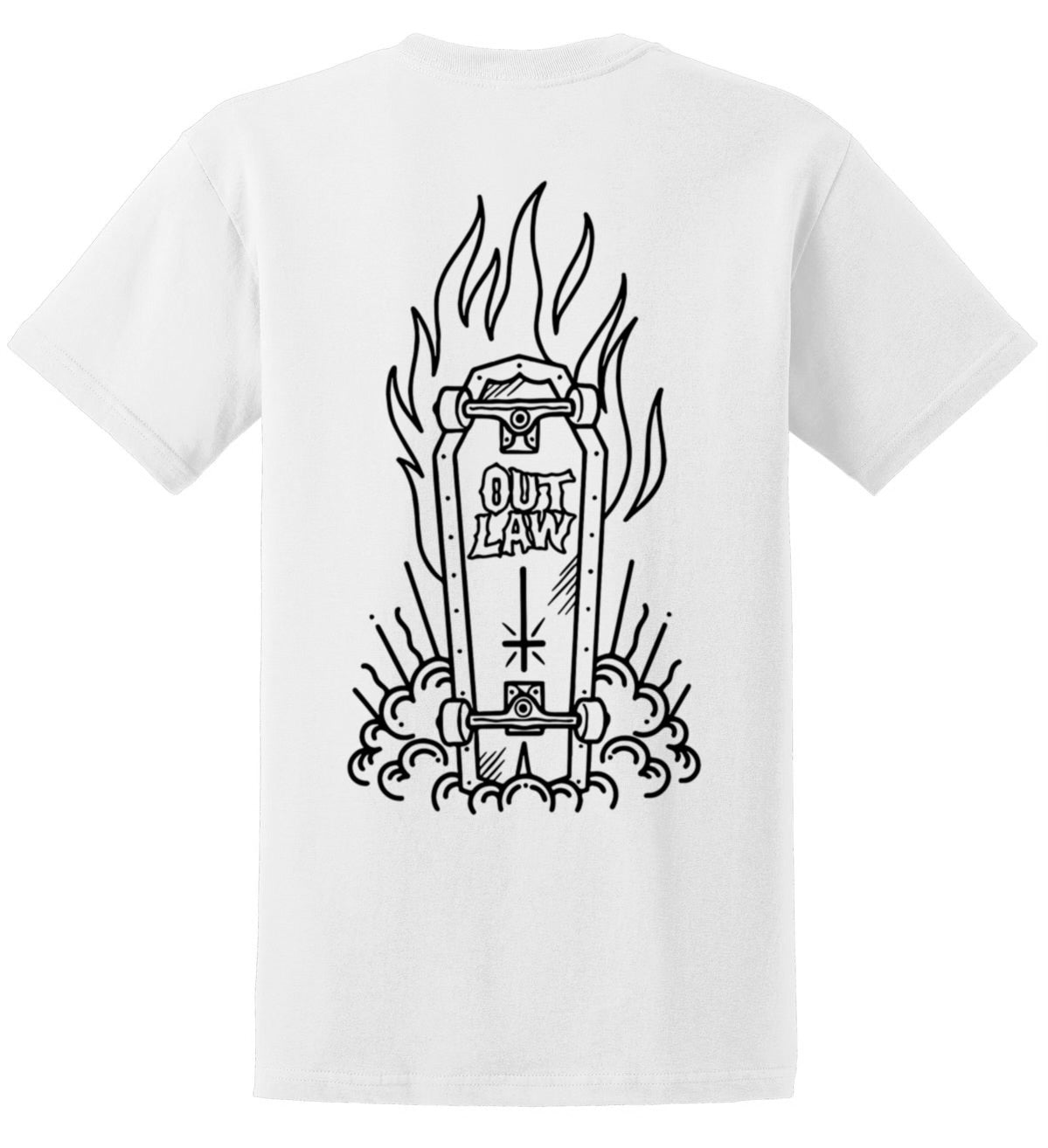 Skate to the grave tee
