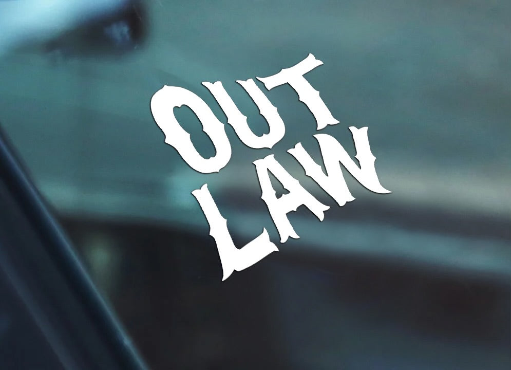 OUTLAW STICKER